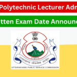 UKPSC Polytechnic Lecturer Exam