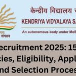 KVS Recruitment 2025: 15,000+ Vacancies, Eligibility, Application and Selection Process