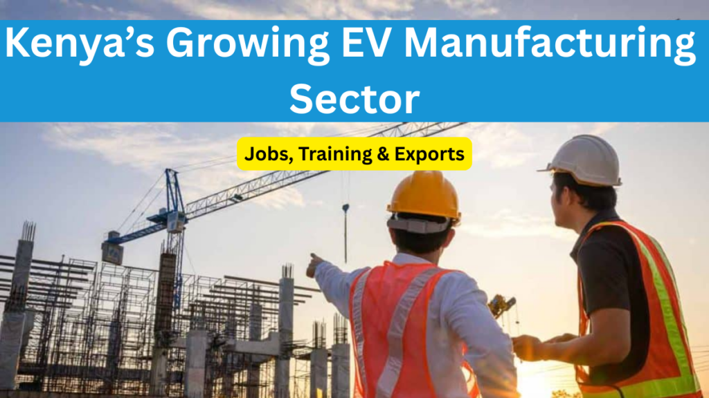 Kenya’s Growing EV Manufacturing Sector – Jobs, Training & Exports