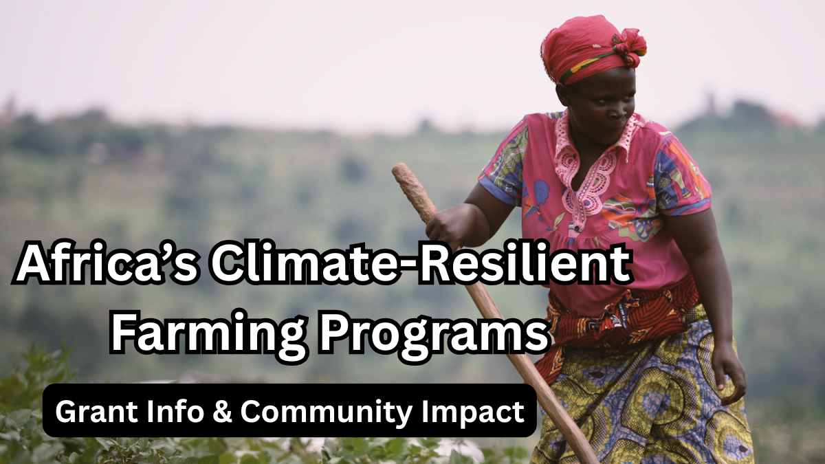 Africa’s Climate-Resilient Farming Programs 2025: Grant Info & Community Impact