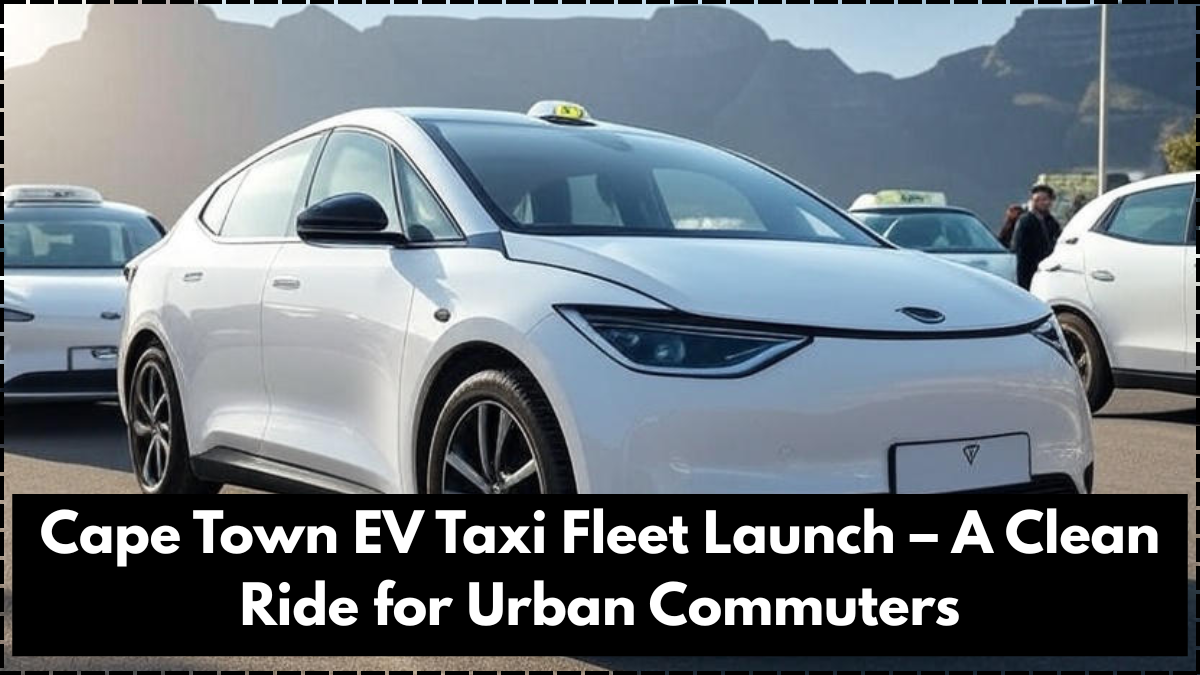 Cape Town EV Taxi Fleet Launch – A Clean Ride for Urban Commuters