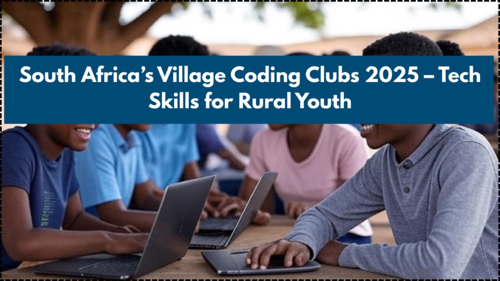 South Africa’s Village Coding Clubs 2025 – Tech Skills for Rural Youth
