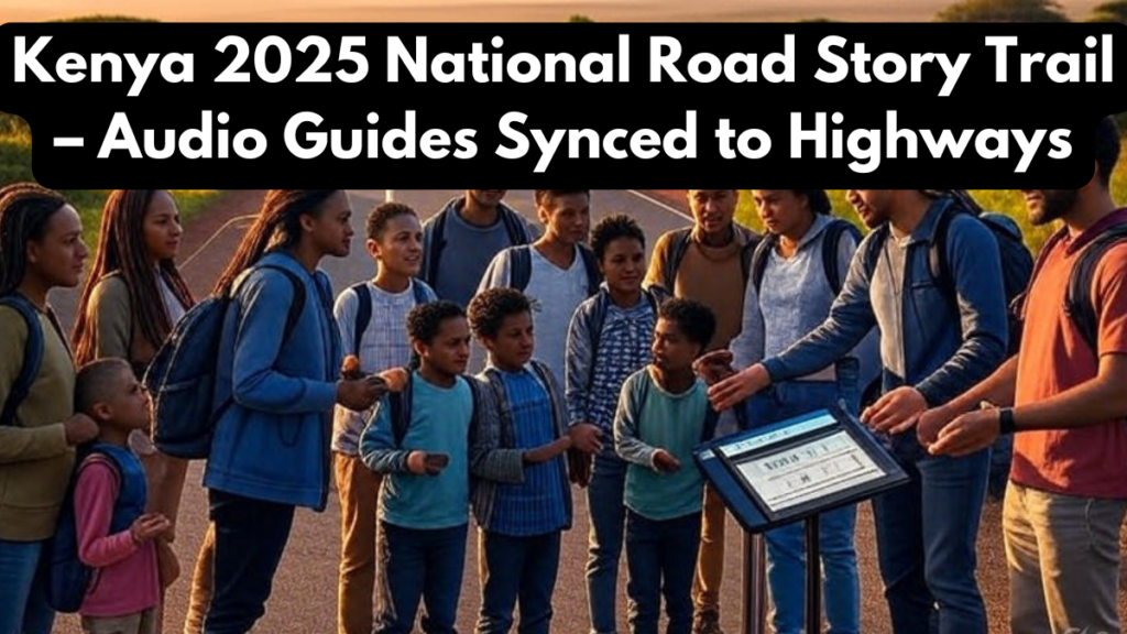 Kenya 2025 National Road Story Trail – Audio Guides Synced to Highways
