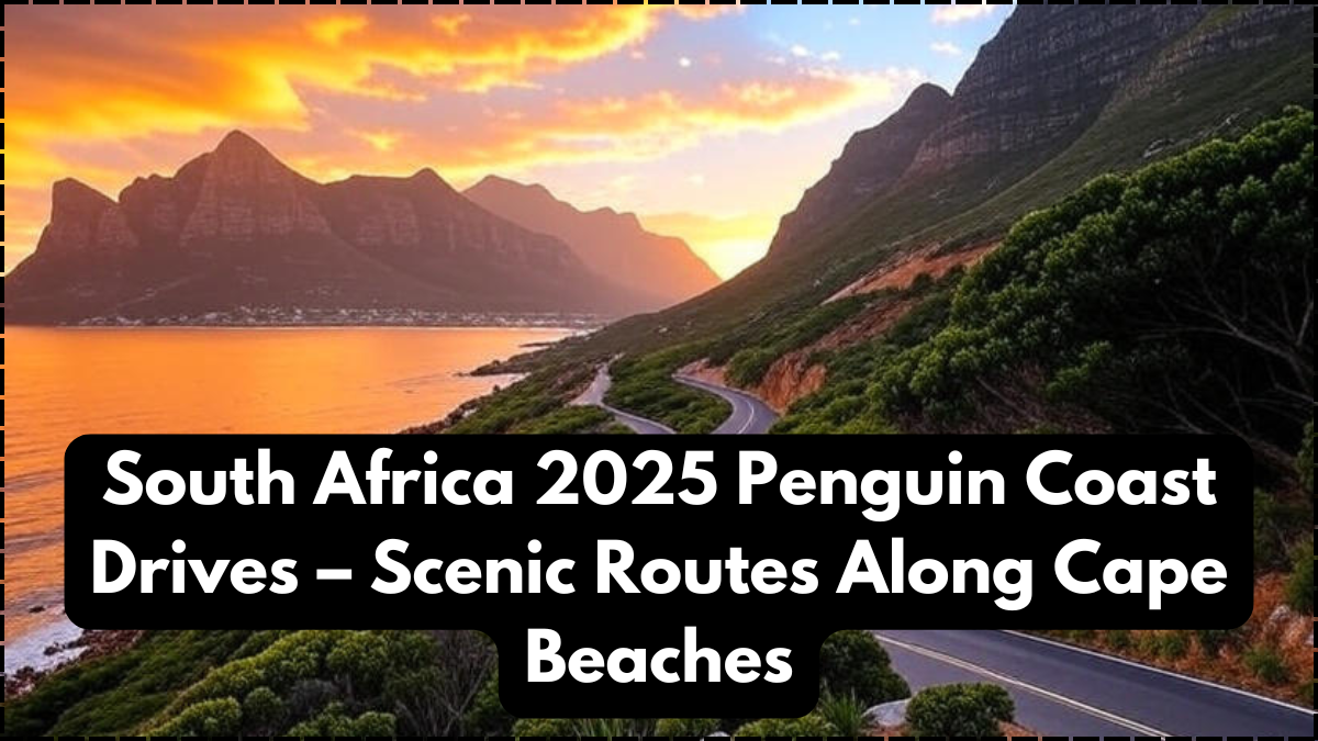 South Africa 2025 Penguin Coast Drives – Scenic Routes Along Cape Beaches