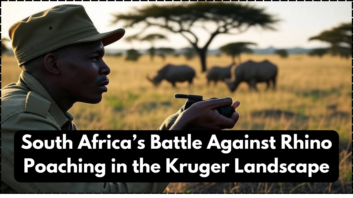 South Africa’s Battle Against Rhino Poaching in the Kruger Landscape