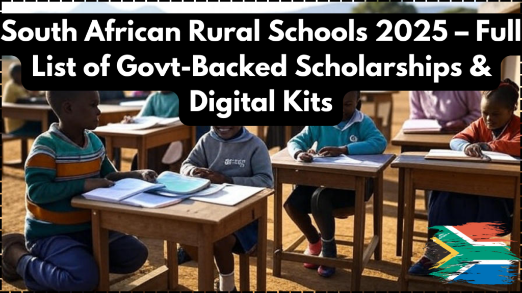 South African Rural Schools 2025 – Full List of Govt-Backed Scholarships & Digital Kits