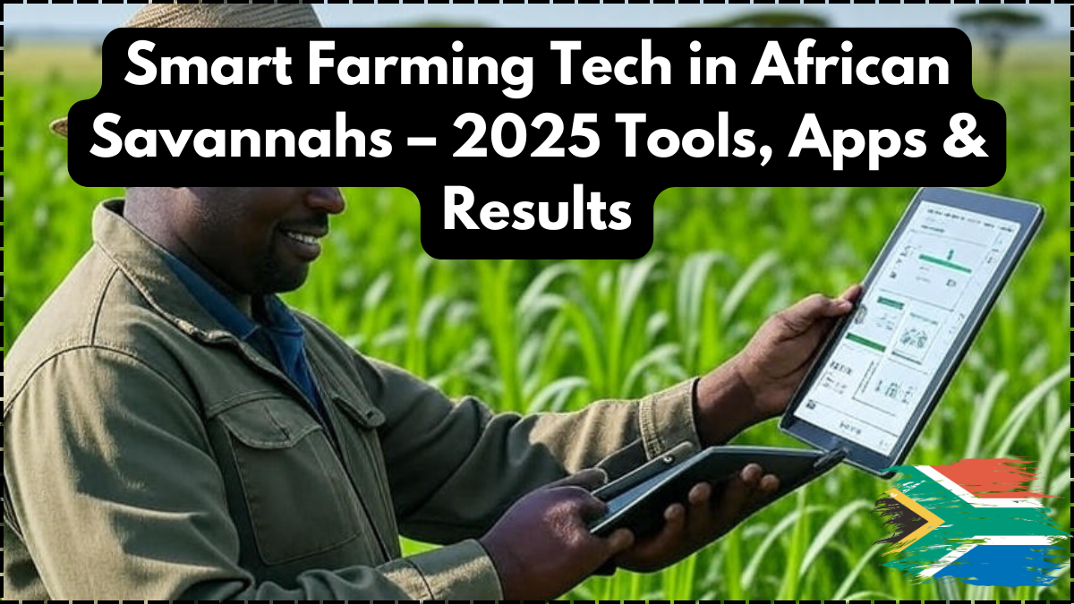 Smart Farming Tech in African Savannahs – 2025 Tools, Apps & Results