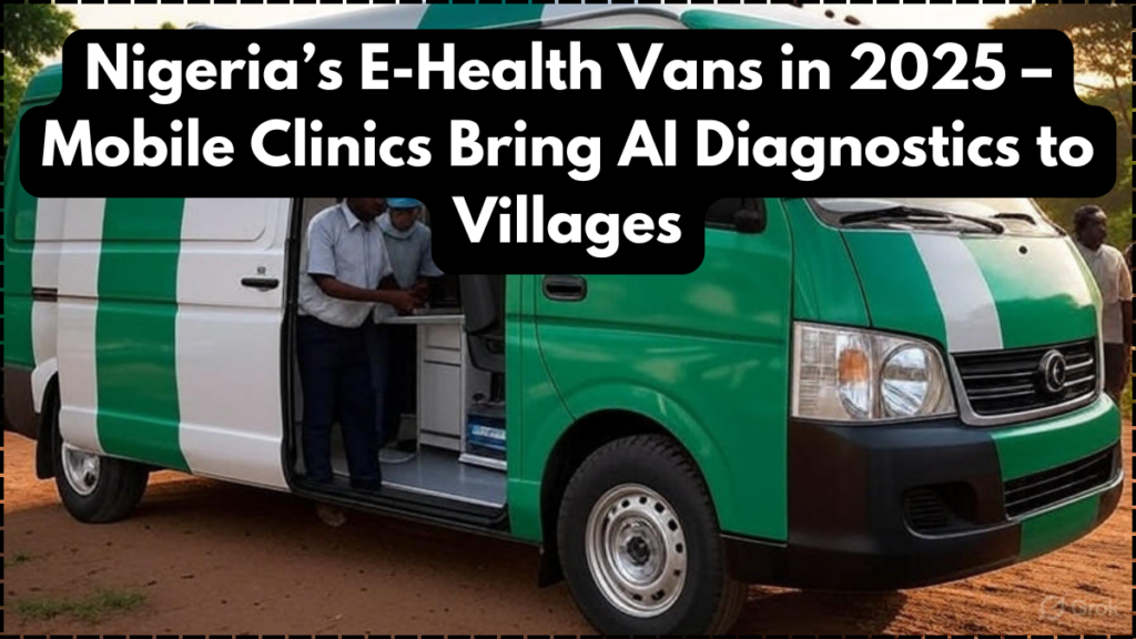Nigeria’s E-Health Vans in 2025 – Mobile Clinics Bring AI Diagnostics to Villages