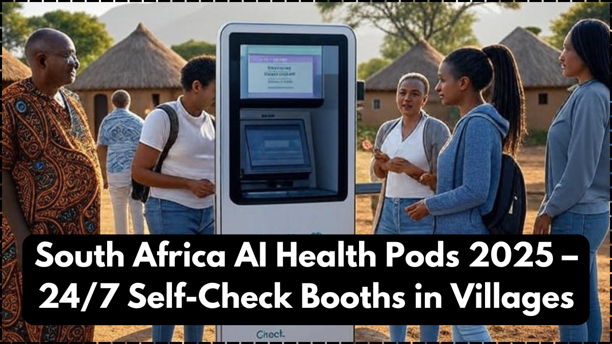 South Africa AI Health Pods 2025 – 24/7 Self-Check Booths in Villages