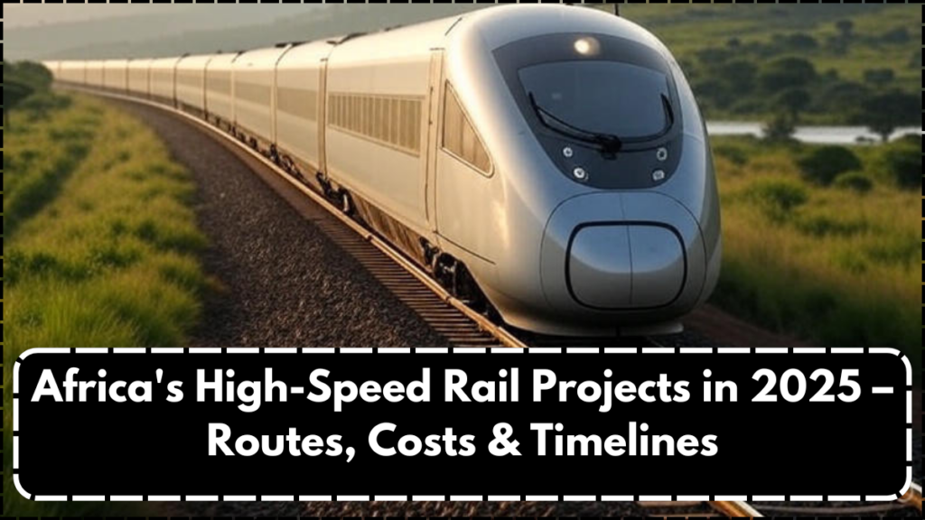 Africa's High-Speed Rail Projects in 2025 – Routes, Costs & Timelines