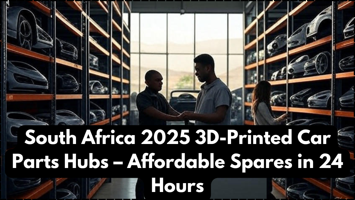 South Africa 2025 3D-Printed Car Parts Hubs – Affordable Spares in 24 Hours