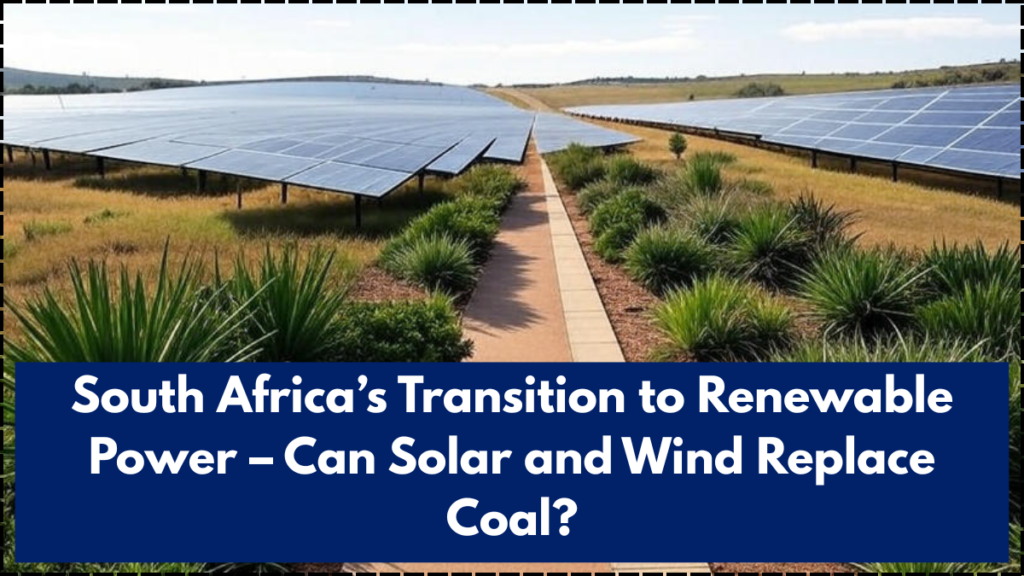 South Africa’s Transition to Renewable Power – Can Solar and Wind Replace Coal?