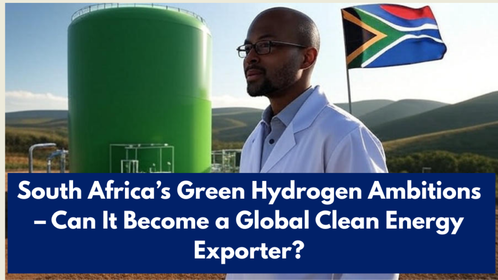 South Africa’s Green Hydrogen Ambitions – Can It Become a Global Clean Energy Exporter?